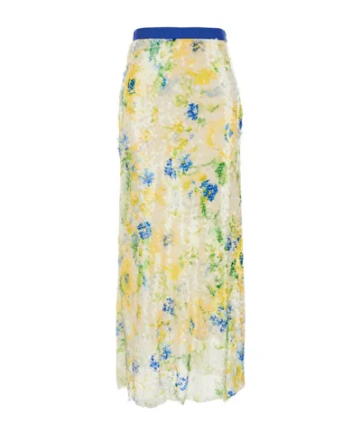 MSGM MSGM SEQUINNED FLARED MAXI SKIRT