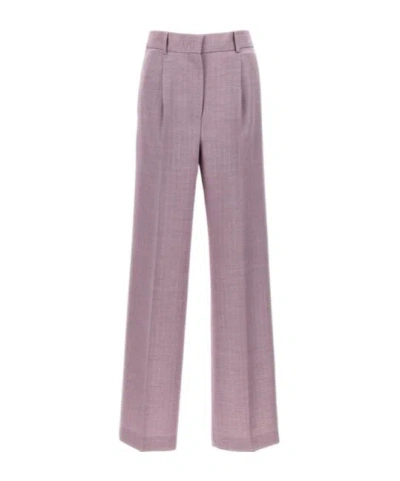 MSGM MSGM LUREX PINSTRIPED PANTS