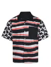 Msgm Mixed-print Poplin Shirt