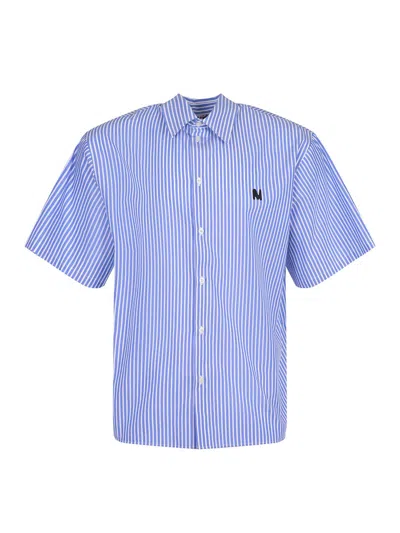 Msgm Shirt In Blue