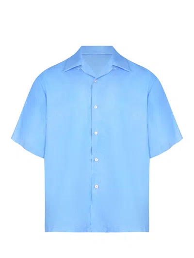 Msgm Shirt In Blue