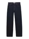 Msgm Stud-embellished Cotton Jeans In Azul