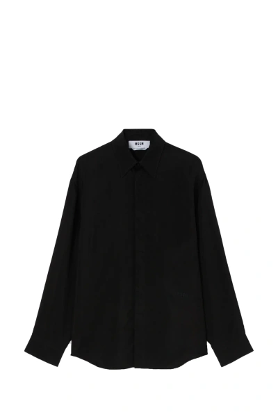 Msgm Shirt In Black