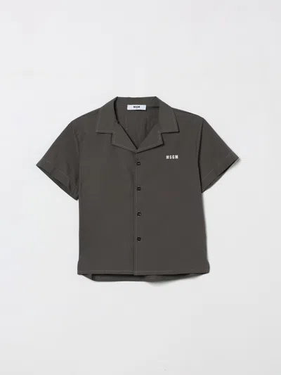 Msgm Shirt Kids  Kids In Gray