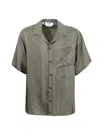 Msgm Shirt With Logo In Military