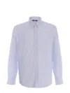 Msgm Camisa - Azul Claro