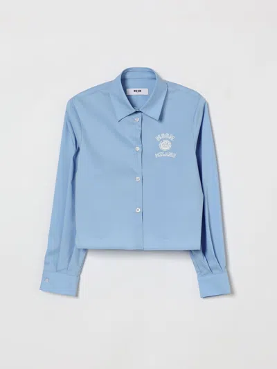 Msgm Shirt Kids  Kids In Gold