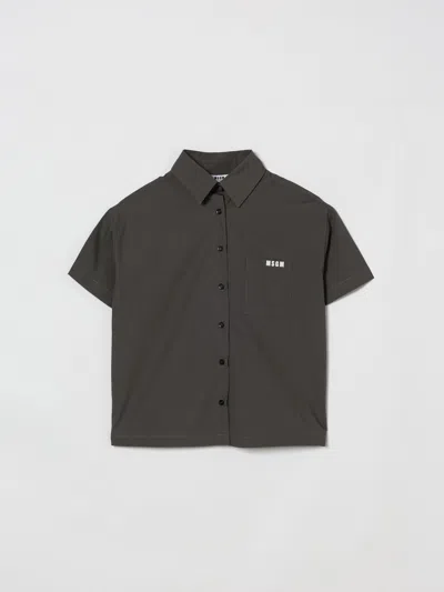 Msgm Shirt Kids  Kids In Gray