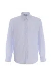 Msgm Camisa - Azul Claro In Celeste