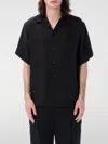 Msgm Viscose Bowling Shirt In Black