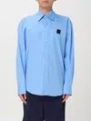 Msgm Shirt  Men Color Blue