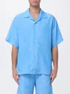 Msgm Shirt In Blue