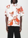 Msgm Short Sleeve Shirt In White