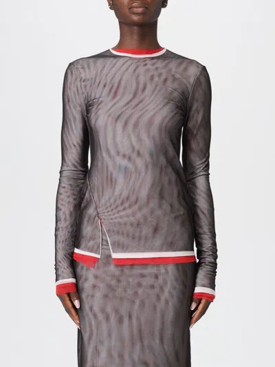 MSGM TOP MSGM WOMAN COLOR BLACK,H53522002