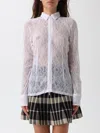 Msgm Shirt  Woman Color Butter In White