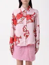 Msgm Long Sleeve Shirt In Pink