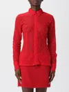 Msgm Shirt  Woman Color Red In Red