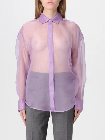 Msgm Shirt  Woman Color Violet In Purple