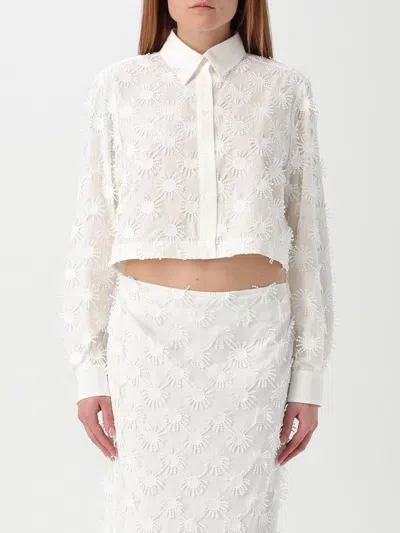 MSGM SHIRT MSGM WOMAN COLOR WHITE,421161001