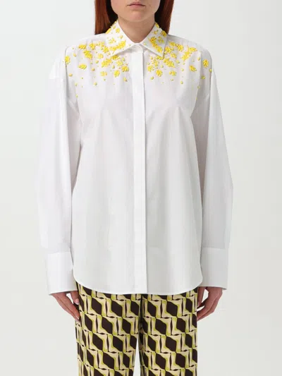 MSGM SHIRT MSGM WOMAN COLOR WHITE,429345001