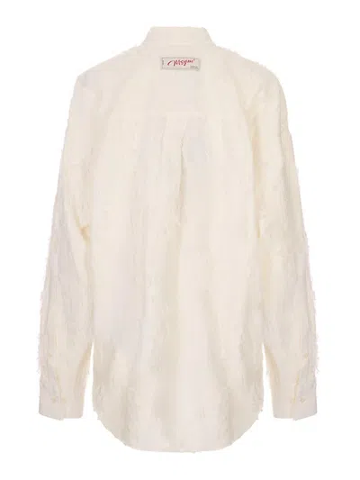 Msgm Shirt In Neutral