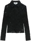 Msgm Shirt With Embroidery