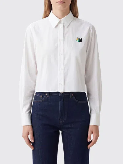 Msgm Shirt Woman In White