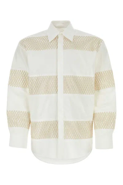 Msgm Shirts In Neutral