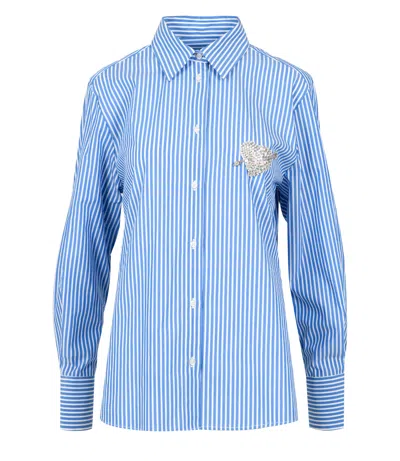 Msgm Shirts In Blue