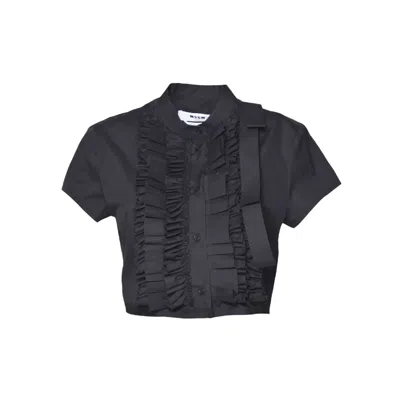 Msgm Shirts In Black