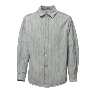 Msgm Shirts In Blue
