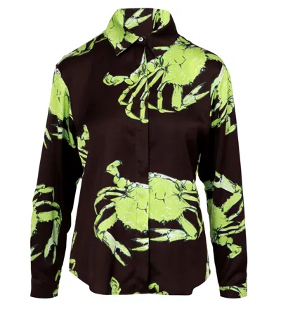 Msgm Shirts In Brown