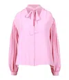 Msgm Shirts Pink In Pink