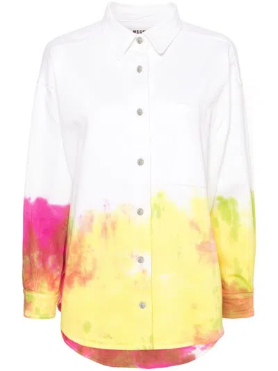 Msgm Shirts In White