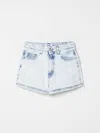 Msgm Short  Kids Kids Color Denim In Denim