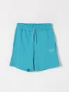 Msgm Short  Kids Kids Color Gnawed Blue