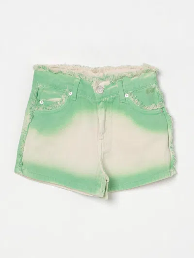 Msgm Short  Kids Kids Color Green