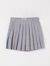 Msgm Short  Kids Kids Color Grey In Grey