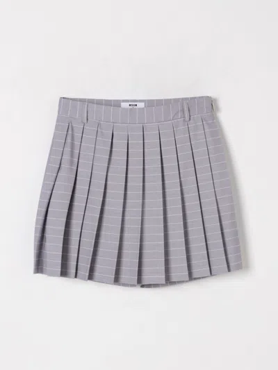 Msgm Short  Kids Kids Color Grey