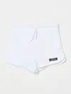 Msgm Short  Kids Kids Color White