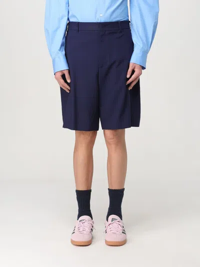 Msgm Short  Men Color Blue