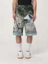 Msgm Bermuda Shorts In Multicolor