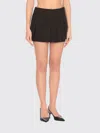 Msgm Pleated Mini Length Cotton Shorts