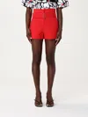 Msgm Short  Woman Color Red In Red
