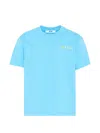 Msgm Short-sleeve T-shirt In Metallic