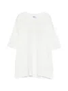 Msgm Short-sleeve T-shirt In White