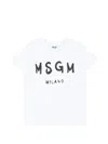 Msgm Short-sleeve T-shirt In Multi