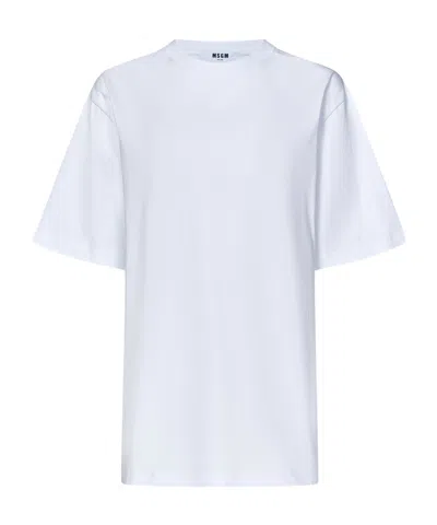 MSGM MSGM OVERSIZED SHORT SLEEVED T-SHIRT