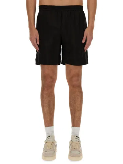 MSGM MSGM SHORT WITH LOGO