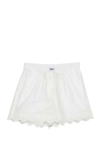 Msgm Shorts Beige